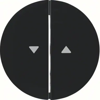 Berker 16252045 wip jaloezieschakelaar 2-voudig R1/R3/R8 zwart