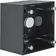 Berker 911512510 Integro Flow opbouwbehuizing hoog zonder trekontlasting zwart glans