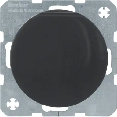 Berker 47512045 wandcontactdoos randaarde kindveilig klapdeksel R1/R3/R8 zwart