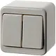 Berker 61300849 opbouw wissel-wisselschakelaar 10A wit