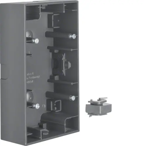 Berker 10427006 opbouwbak 2-voudig verticaal K1 antraciet