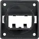 Berker 9455905 Integro Flow draagplaat 2-voudig voor Mini-Com modules zwart glans