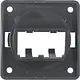 Berker 945592505 Integro Flow draagplaat 2-voudig voor Mini-Com modules antraciet glanzend