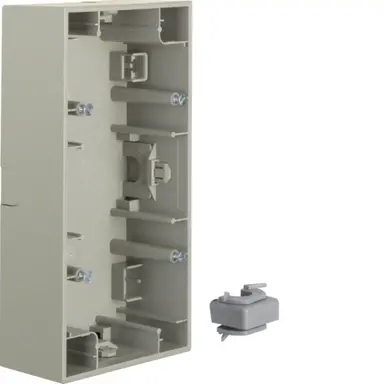 Berker 10527004 opbouwbak 2-voudig horizontaal K5 edelstaal