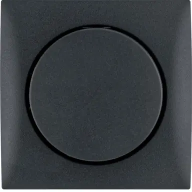 Berker 928912505 Integro Flow 1-10V draaipotentiometer met afdekraam antraciet mat