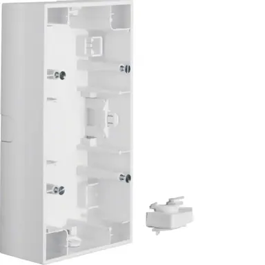 Berker 10527009 opbouwbak 2-voudig horizontaal K1 wit