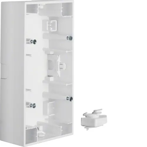 Berker 10527009 opbouwbak 2-voudig horizontaal K1 wit