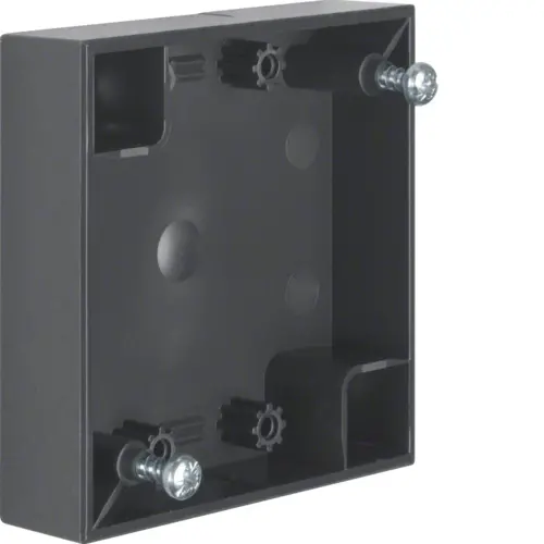Berker 911522525 Integro Flow opbouwbehuizing vlak zonder trekontlasting antraciet glans