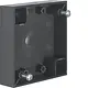 Berker 911522525 Integro Flow opbouwbehuizing vlak zonder trekontlasting antraciet glans