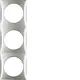 Berker 918192568 Integro Flow afdekraam 3-voudig mat chroom gelakt