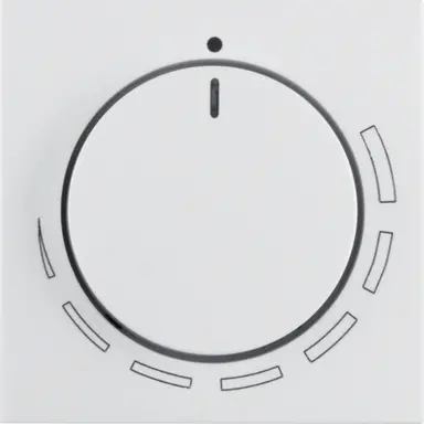 Berker 11378929 draaiknop toerentalregelaar S1/B3/B7 wit glans