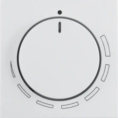 Berker 11378929 draaiknop toerentalregelaar S1/B3/B7 wit glans