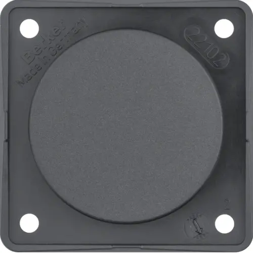 Berker 945162505 Integro Flow blinddeksel antraciet mat