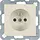 Berker 6768768982 wandcontactdoos penaarde kindveilig S1/B3/B7 creme glans