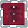 Berker 47438912 wandcontactdoos randaarde steekklem S1/B3/B7 rood glans