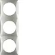 Berker 918192524 Integro Flow afdekraam 3-voudig edelstaal