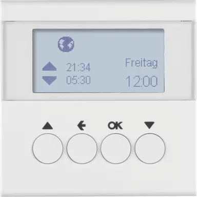 Berker 85741189 schakelklok jaloeziebesturing opzetmodule S1/B3/B7 wit glans