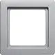 Berker 10116084 afdekraam 1-voudig Q1 aluminium