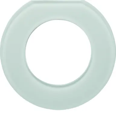 Berker 109219 afdekraam 1-voudig eindstuk 1930 glas wit