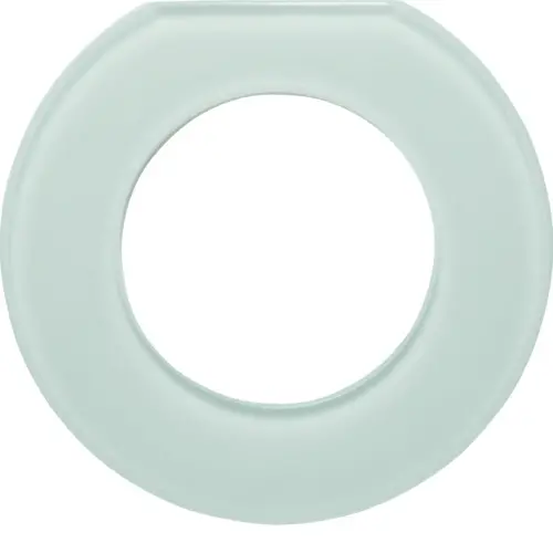 Berker 109219 afdekraam 1-voudig eindstuk 1930 glas wit