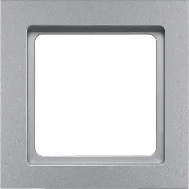 Berker 10116094 afdekraam 1-voudig Q3 aluminium