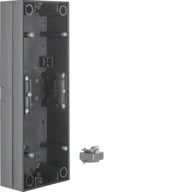 Berker 10438935 opbouwbak 3-voudig R3 zwart glans