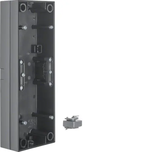Berker 10438935 opbouwbak 3-voudig R3 zwart glans