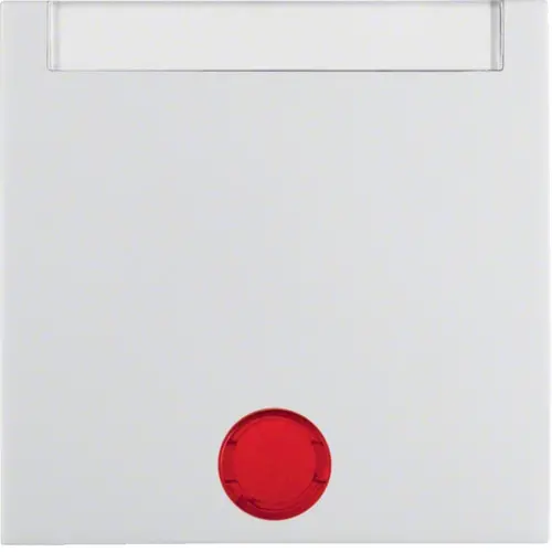 Berker 16288989 schakelwip  tekstkader controlevenster S1/B3/B7 wit glans