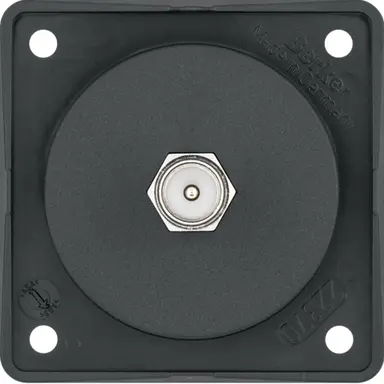 Berker 945812505 Integro Flow TV-antennedoos met F-connector antraciet glans