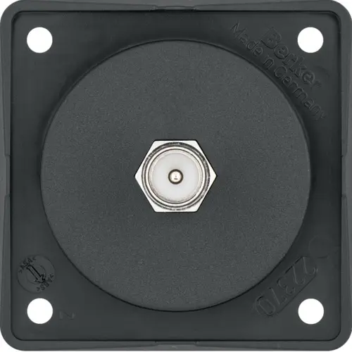 Berker 945812505 Integro Flow TV-antennedoos met F-connector antraciet glans