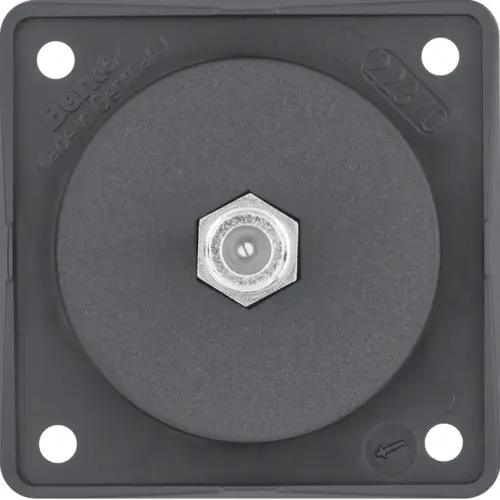 Berker 945192505 Integro Flow SAT-antennewandcontactdoos antraciet mat