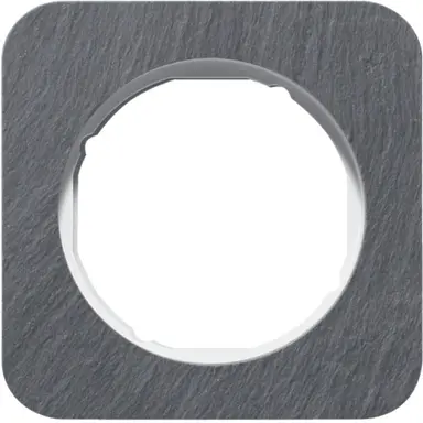 Berker 10112389 afdekraam 1-voudig R1 leisteen wit