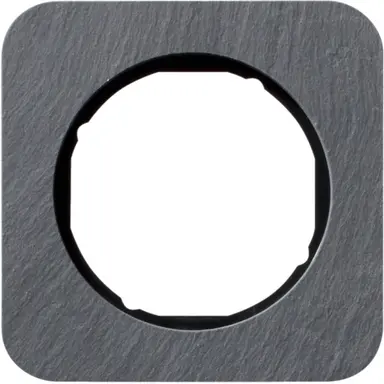 Berker 10112384 afdekraam 1-voudig R1 leisteen zwart