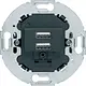 Berker 260215 USB-wandcontactdoos 3A 2-voudig antraciet mat voor 1930 en R.Classic