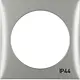 Berker 918272568 Integro Flow afdekraam 1-voudig mat chroom gelakt IP44