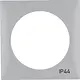 Berker 918272597 Integro Flow afdekraam 1-voudig grijs glans IP44