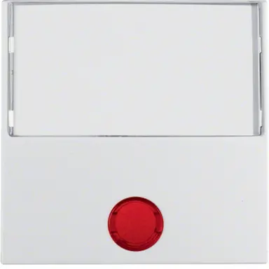 Berker 16961909 schakelwip groot tekstkader controlevenster S1/B3/B7 wit mat