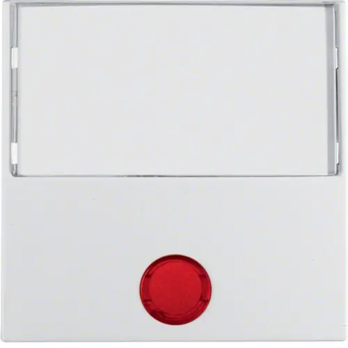 Berker 16961909 schakelwip groot tekstkader controlevenster S1/B3/B7 wit mat
