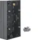 Berker 10428935 opbouwbak 2-voudig R3 zwart glans