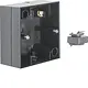 Berker 10418935 opbouwbak 1-voudig R3 zwart glans