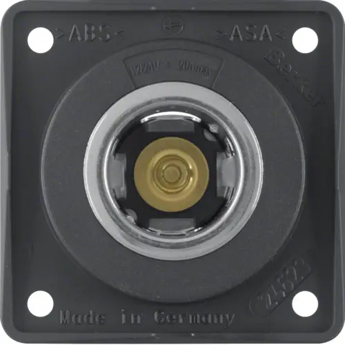 Berker 845712505 Integro Flow wandcontactdoos 12V/20A antraciet mat