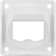 Berker 845582509 Integro Flow draagplaat 2-voudig voor BTR/E-dat modules wit