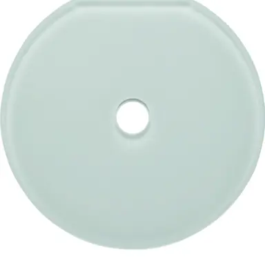 Berker 109409 eindafdekraam voor draaischakelaar/draai-impulsdrukkers glas wit