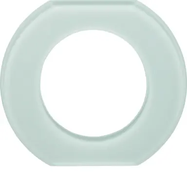 Berker 109309 afdekraam 1-voudig middenstuk 1930 glas wit