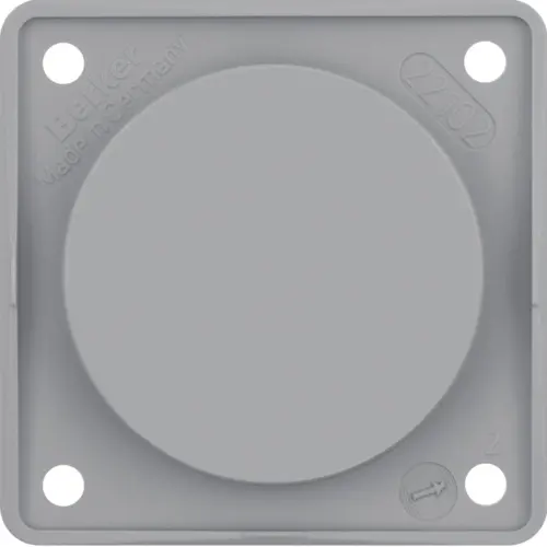 Berker 945162507 Integro Flow blinddeksel grijs glans