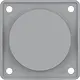 Berker 945162507 Integro Flow blinddeksel grijs glans