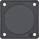 Berker 945162510 Integro Flow blinddeksel zwart glans