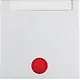 Berker 16281909 schakelwip tekstkader controlevenster S1/B3/B7 wit mat