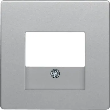 Berker 10336084 centraalplaat USB / luidspreker Q1/Q3/Q7 aluminium