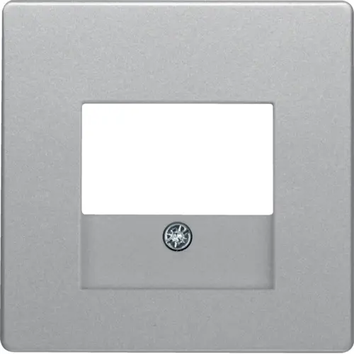 Berker 10336084 centraalplaat USB / luidspreker Q1/Q3/Q7 aluminium